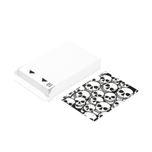 Load image into Gallery viewer, Black and White Skulls Everywhere Poker Cards
