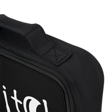 Load image into Gallery viewer, Black with the word Witch in white Lunch Bag