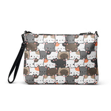 Load image into Gallery viewer, Cute Cats Closeup Crossbody bag