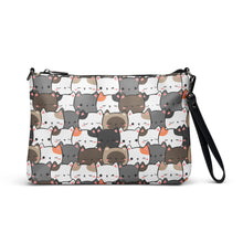 Load image into Gallery viewer, Cute Cats Closeup Crossbody bag