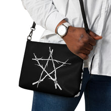 Load image into Gallery viewer, Skulls and Witchy Vibes Crossbody bag: Embrace the Dark Arts in Style!