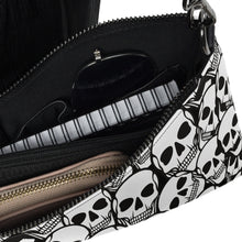 Load image into Gallery viewer, Skulls and Witchy Vibes Crossbody bag: Embrace the Dark Arts in Style!