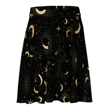 Load image into Gallery viewer, Mystic Night Skater Skirt