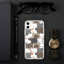 Load image into Gallery viewer, Cute Cats Closeup Clear Case for iPhone®