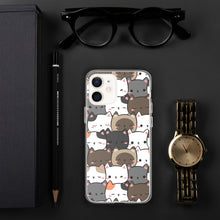 Load image into Gallery viewer, Cute Cats Closeup Clear Case for iPhone®