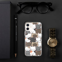 Load image into Gallery viewer, Cute Cats Closeup Clear Case for iPhone®