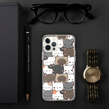 Load image into Gallery viewer, Cute Cats Closeup Clear Case for iPhone®