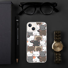 Load image into Gallery viewer, Cute Cats Closeup Clear Case for iPhone®