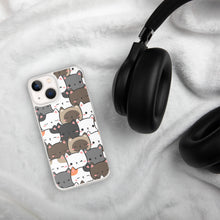 Load image into Gallery viewer, Cute Cats Closeup Clear Case for iPhone®