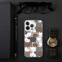Load image into Gallery viewer, Cute Cats Closeup Clear Case for iPhone®