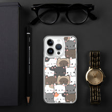 Load image into Gallery viewer, Cute Cats Closeup Clear Case for iPhone®