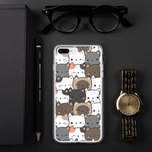 Load image into Gallery viewer, Cute Cats Closeup Clear Case for iPhone®