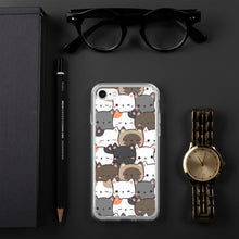 Load image into Gallery viewer, Cute Cats Closeup Clear Case for iPhone®