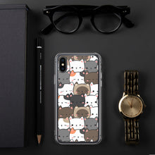 Load image into Gallery viewer, Cute Cats Closeup Clear Case for iPhone®