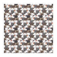 Load image into Gallery viewer, Cute Cats Closeup Recycled polyester fabric