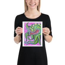 Load image into Gallery viewer, Many Eyed Monster Creepy Art Print Poster
