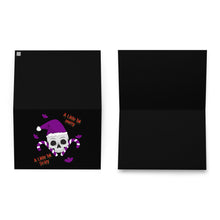 Load image into Gallery viewer, A Little Bit Merry A Little Bit Scary Christmas Greeting card