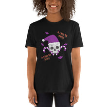 Load image into Gallery viewer, A Little Bit Merry A Little Bit Scary Short-Sleeve Unisex Funny Christmas T-Shirt