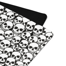 Load image into Gallery viewer, Covered in Skulls Yoga mat: Unleash Your Dark Energy on the Mat of the Macabre! ๐งโโ๏ธ๐