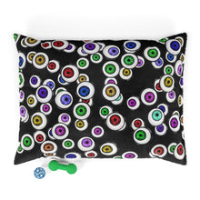 Load image into Gallery viewer, Eyeballs Everywhere Goth Home Decor Pet Bed