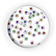 Load image into Gallery viewer, Eyeballs Everywhere Goth Home Decoration Halloween Wall clock