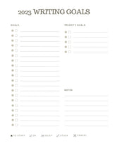 Load image into Gallery viewer, The Writer's Yearly Planner 2023