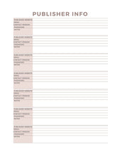 Load image into Gallery viewer, Submission Tracker Logbook For Writers: A journal for authors to Record and track their submissions to publishers