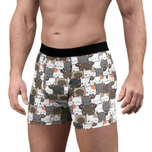 Load image into Gallery viewer, Cute Cats Closeup Men's Boxer Briefs (AOP)