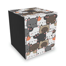 Load image into Gallery viewer, Cute Cats Closeup Felt Storage Box