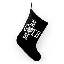 Load image into Gallery viewer, Black Goth Mom and Skull Halloween For Christmas Stockings