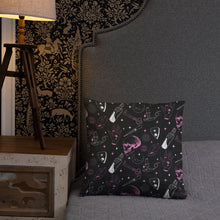 Load image into Gallery viewer, Skull and Potions Basic Pillow