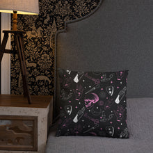 Load image into Gallery viewer, Skull and Potions Basic Pillow