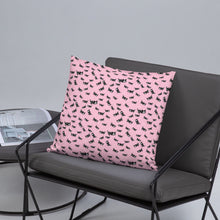 Load image into Gallery viewer, Pastel Goth Skeleton Cats Basic Pillow