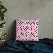 Load image into Gallery viewer, Pastel Goth Skeleton Cats Basic Pillow