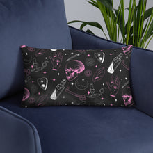Load image into Gallery viewer, Skull and Potions Basic Pillow