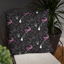 Load image into Gallery viewer, Skull and Potions Basic Pillow