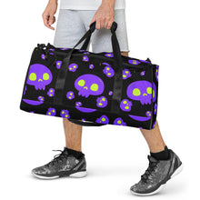 Load image into Gallery viewer, Purple Skulls Duffle bag
