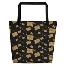 Load image into Gallery viewer, Ouija and Skulls Beach Bag