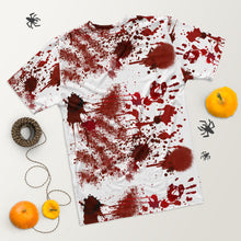 Load image into Gallery viewer, Blood Splatter Horror Men's t-shirt