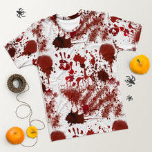 Load image into Gallery viewer, Blood Splatter Horror Men's t-shirt