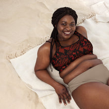 Load image into Gallery viewer, Blood Splatter Padded Sports Bra