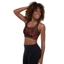 Load image into Gallery viewer, Blood Splatter Padded Sports Bra
