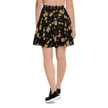 Load image into Gallery viewer, Ouija and Skulls Skater Skirt