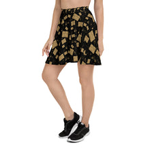 Load image into Gallery viewer, Ouija and Skulls Skater Skirt