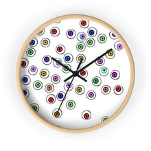 Load image into Gallery viewer, Eyeballs Everywhere Goth Home Decoration Halloween Wall clock