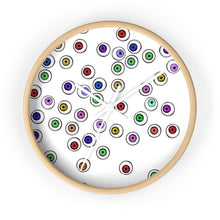 Load image into Gallery viewer, Eyeballs Everywhere Goth Home Decoration Halloween Wall clock