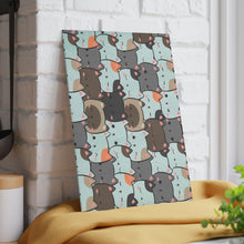Load image into Gallery viewer, Cute Cats Closeup Glass Cutting Board: Infuse Your Kitchen with Feline Flair! 🐾🍽️