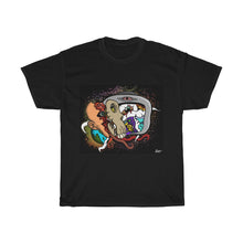 Load image into Gallery viewer, World's Foley Black T shirt art by Logan Pitzer