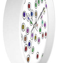 Load image into Gallery viewer, Eyeballs Everywhere Goth Home Decoration Halloween Wall clock