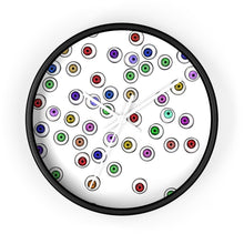 Load image into Gallery viewer, Eyeballs Everywhere Goth Home Decoration Halloween Wall clock